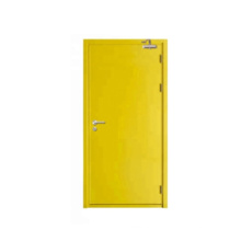 Maxi High High Heavy Duty Fire French Fire Seced Seceding Security Puerta de acero con bisagra y cerradura establecida